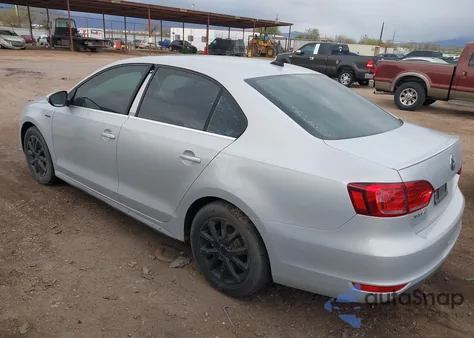 2013 Volkswagen Jetta Hybrid Sel из США, поврежденный, VIN 3VW637AJ1DM272672